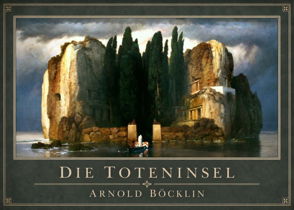 Arnold Böcklin Die Toteninsel II No1 - Poszter