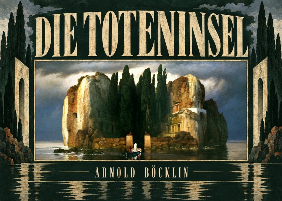 Arnold Böcklin Die Toteninsel II No5 - Poszter