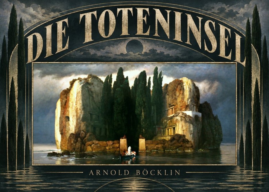 Arnold Böcklin Die Toteninsel II No6 - Poszter