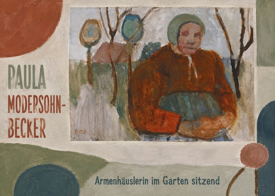Paula Modersohn-Becker Armenhäuslerin Im Garten Sitzend No2 - Poszter