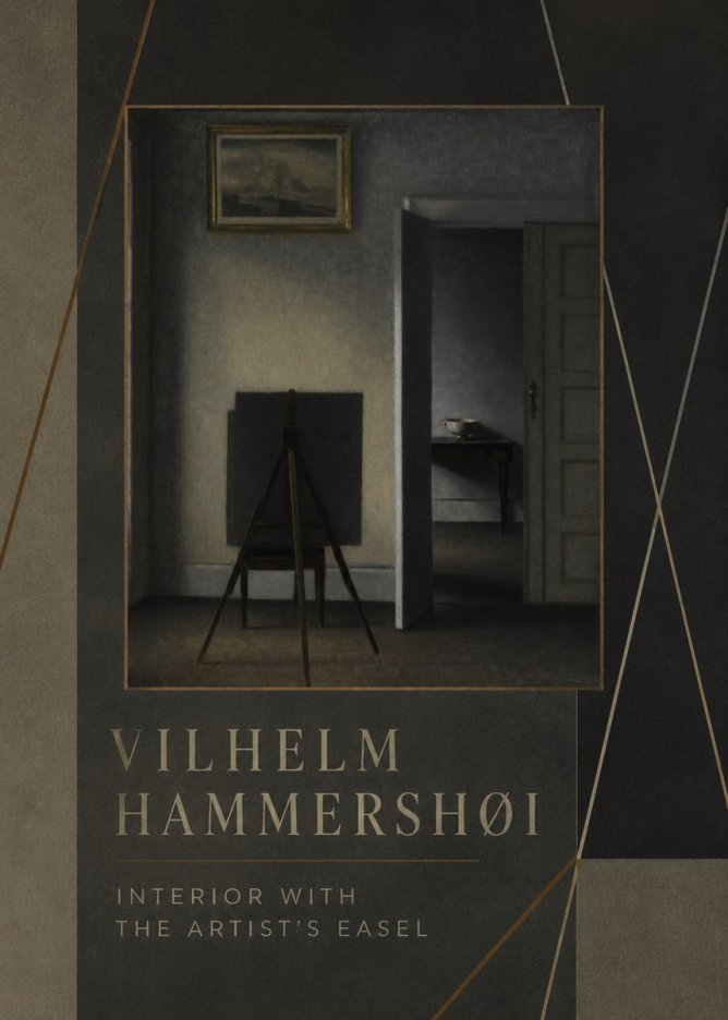 Vilhelm Hammershøi Interior with the Artist's Easel I No4 - Poszter