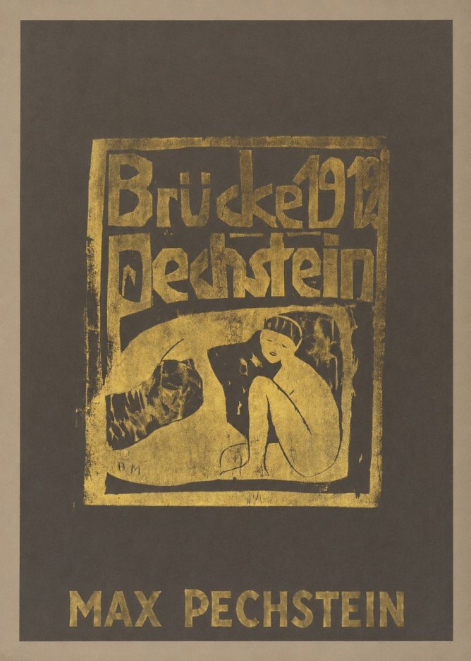 Max Pechstein Brücke 1912 Pechstein No1 - Poszter