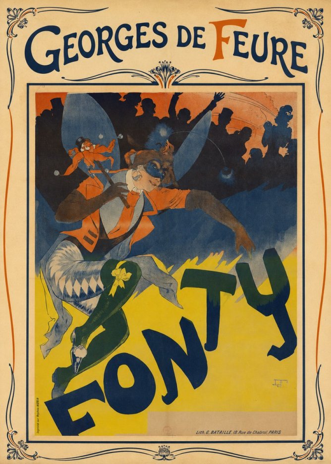 Georges de Feure Gonty No1 - Poszter