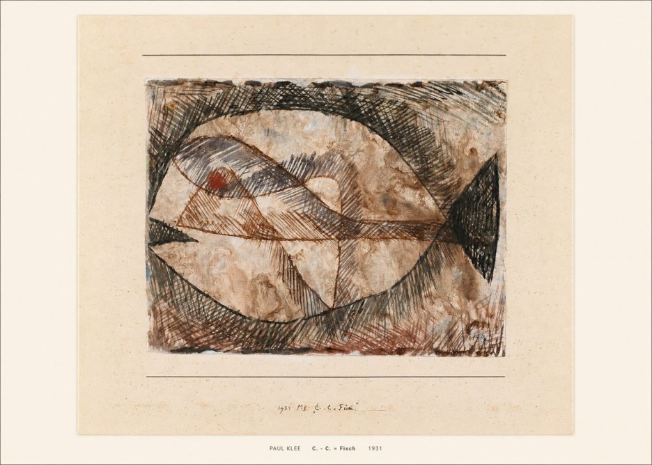 Paul Klee C. - C. = Fisch No5 - Poszter