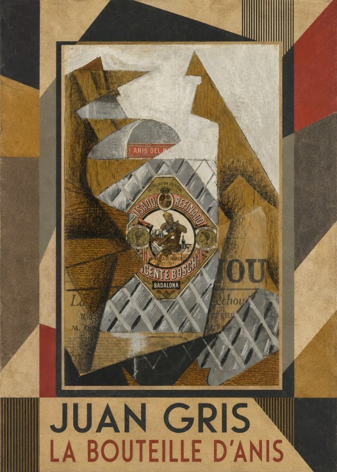 Juan Gris La Bouteille D'anis No1 - Poszter