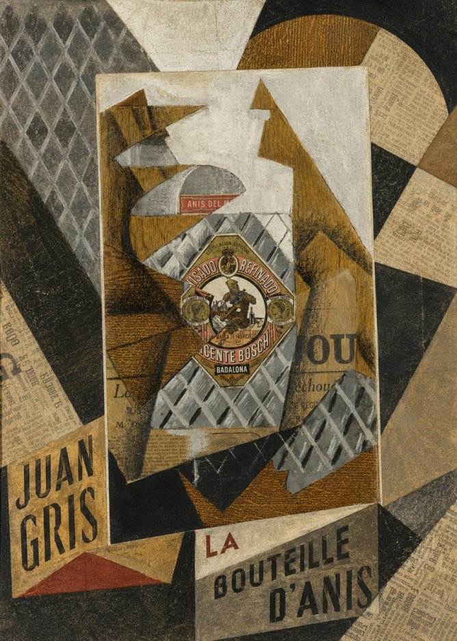 Juan Gris La Bouteille D'anis No5 - Poszter