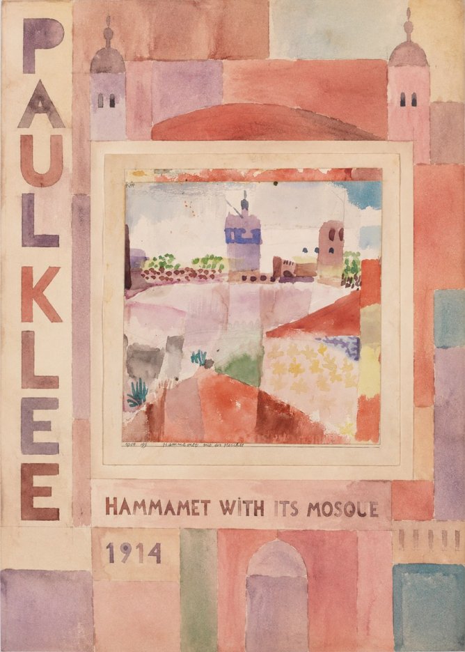 Paul Klee Hammamet with Its Mosque No6 - Poszter