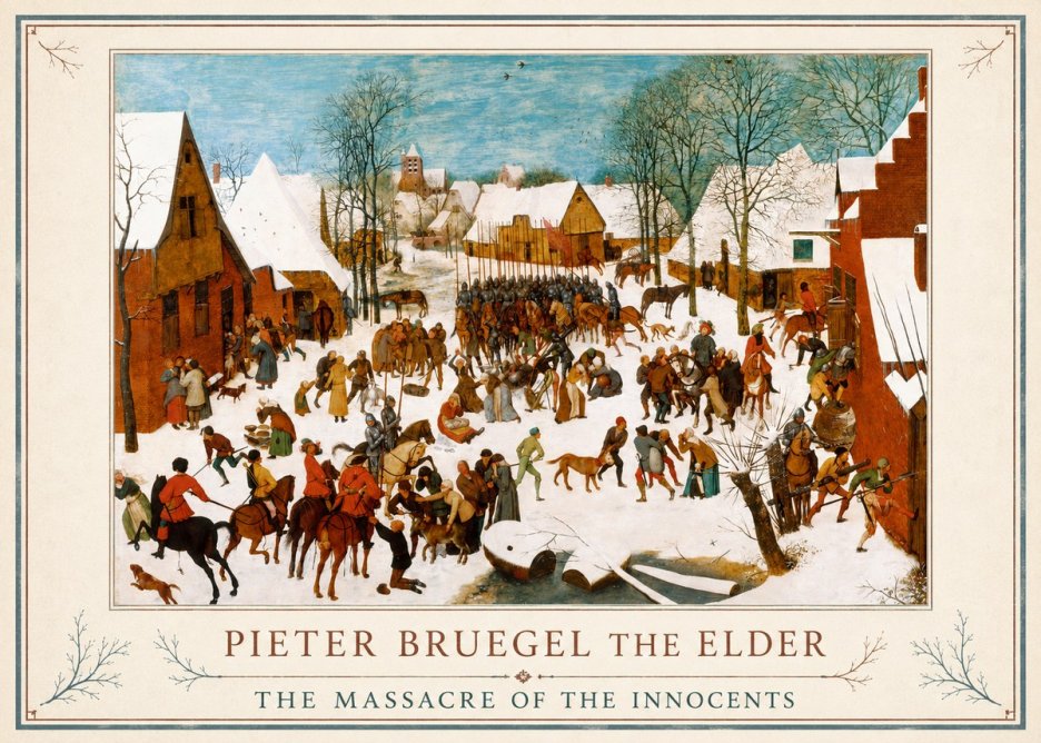 Pieter Bruegel The Massacre of the Innocents No1 - Poszter