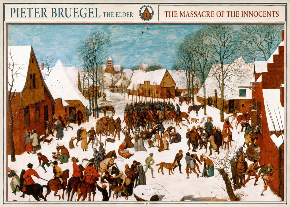 Pieter Bruegel The Massacre of the Innocents No6 - Poszter