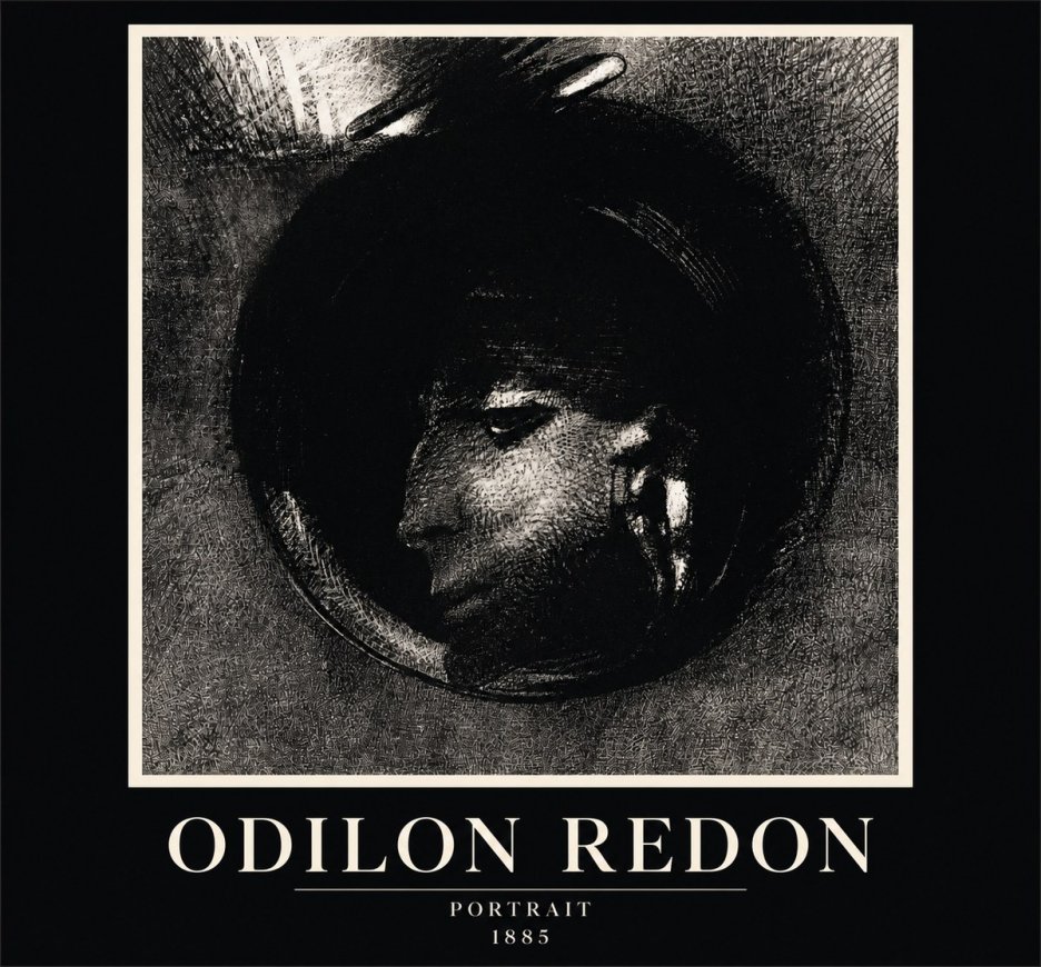 Odilon Redon Portrait No3 - Poszter