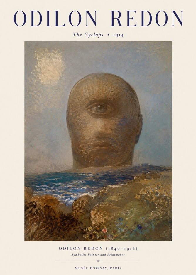 Odilon Redon The Cyclops I No1 - Poszter