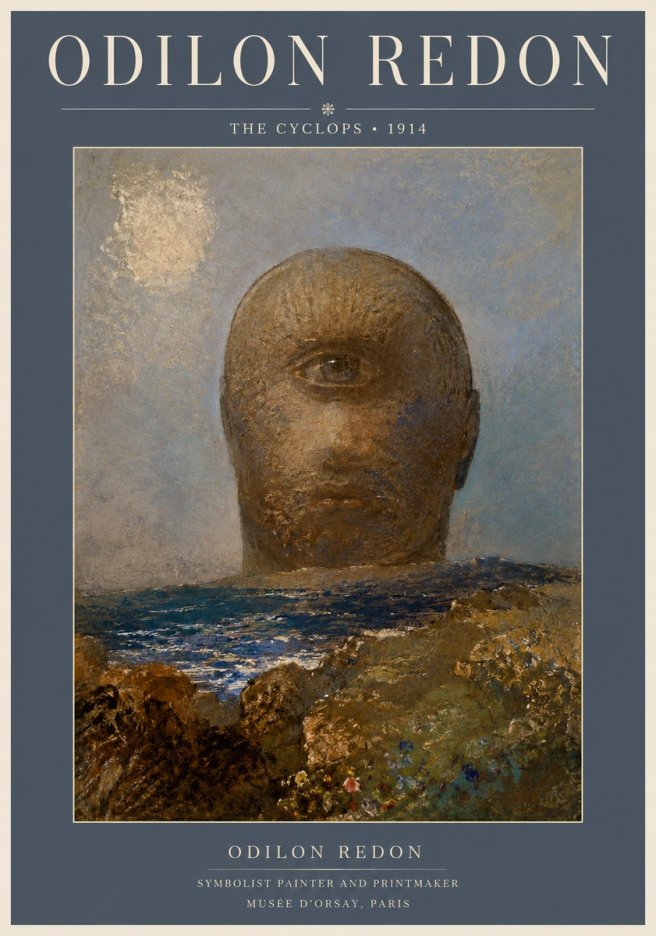 Odilon Redon The Cyclops I No2 - Poszter