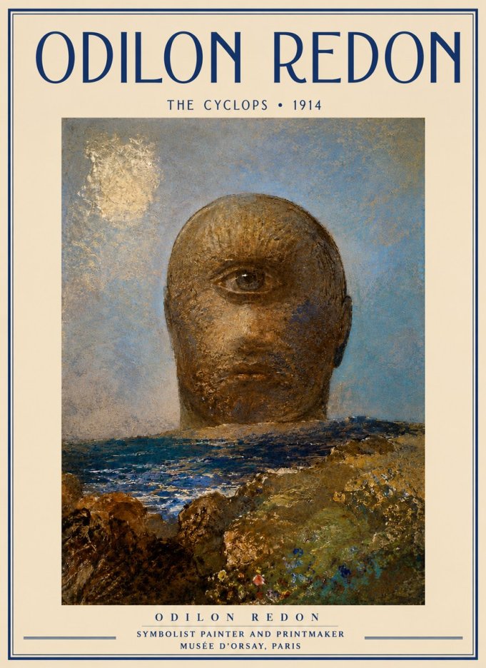 Odilon Redon The Cyclops I No3 - Poszter