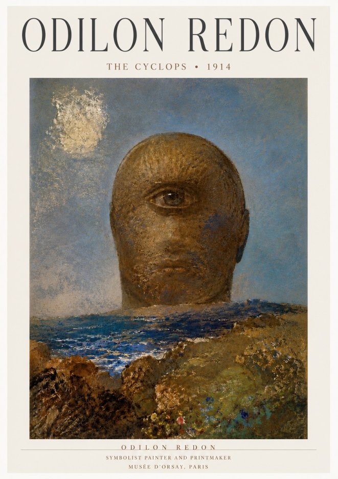 Odilon Redon The Cyclops I No4 - Poszter
