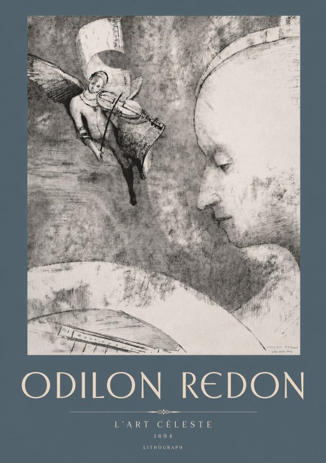 Odilon Redon L'art Céleste No2 - Poszter