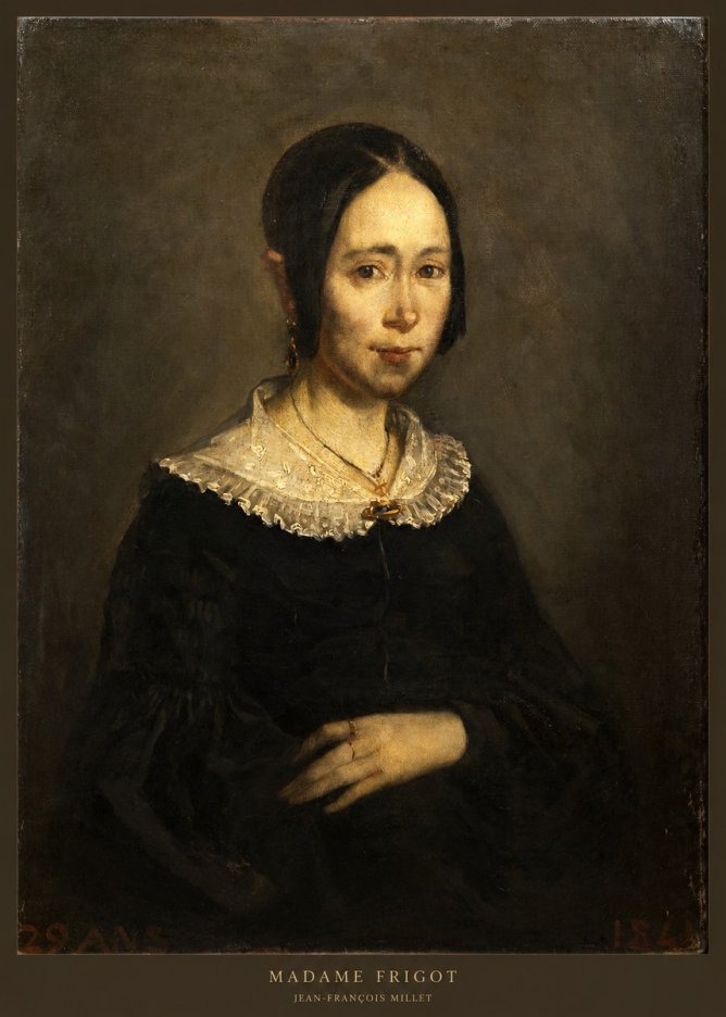 Jean-François Millet Madame Frigot No6 - Poszter