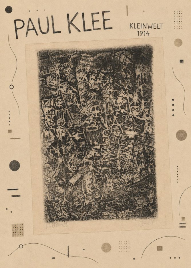Paul Klee Kleinwelt No2 - Poszter
