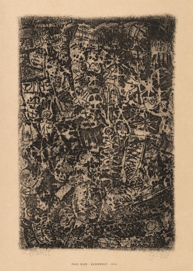 Paul Klee Kleinwelt No5 - Poszter