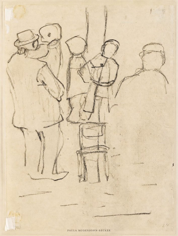 Paula Modersohn-Becker Studies of Figures No5 - Poszter
