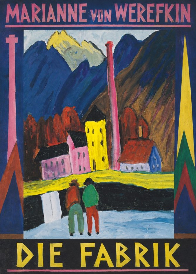 Marianne von Werefkin Die Fabrik No1 - Poszter