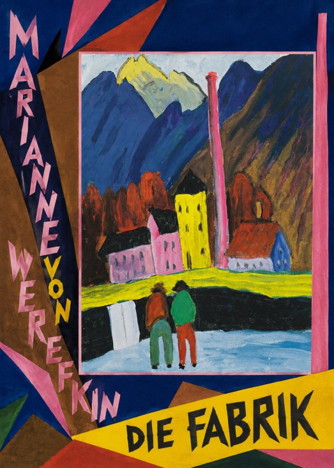 Marianne von Werefkin Die Fabrik No4 - Poszter