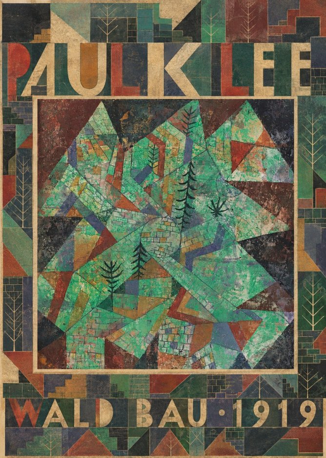 Paul Klee Wald Bau No5 - Poszter