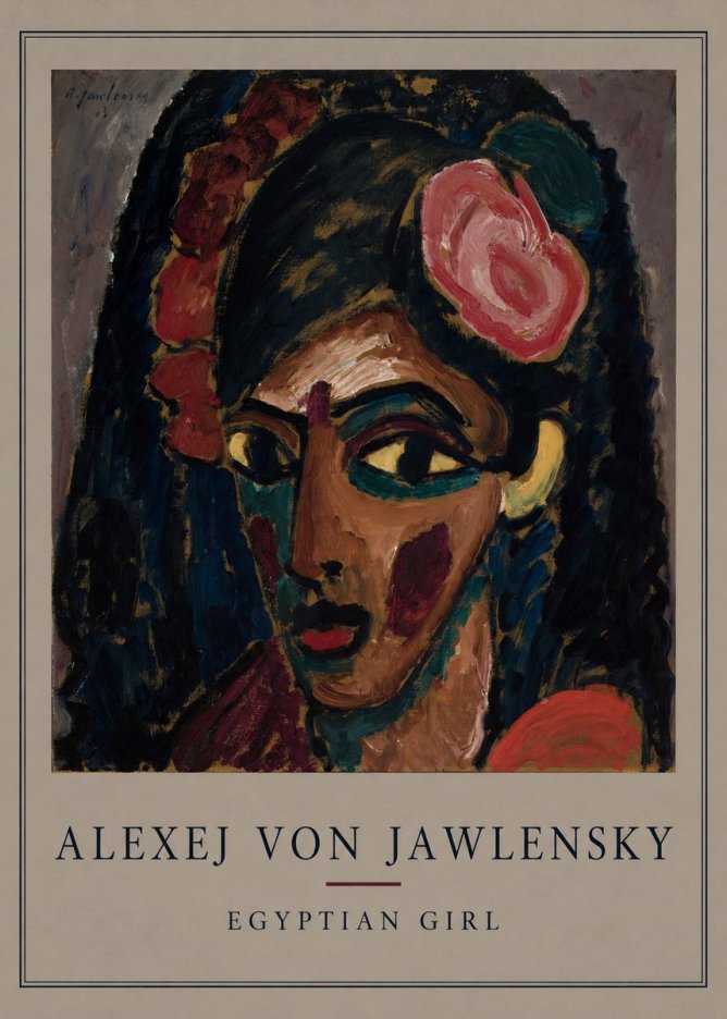 Alexej von Jawlensky Egyptian Girl No4 - Poszter