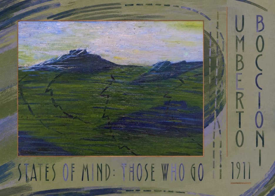 Umberto Boccioni States of Mind: Those Who Go No6 - Poszter