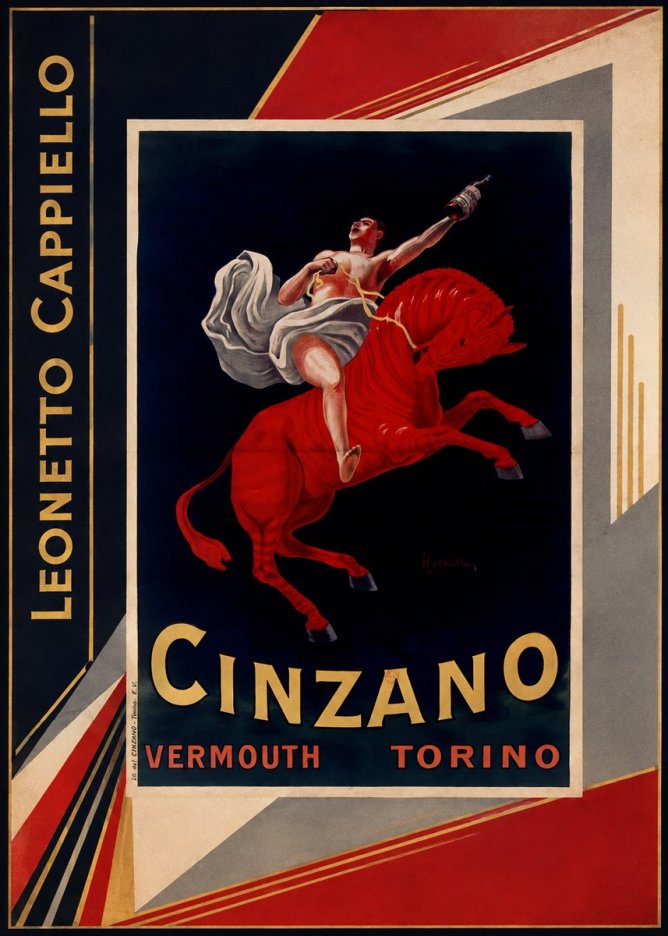 Leonetto Cappiello Cinzano Vermouth No2 - Poszter