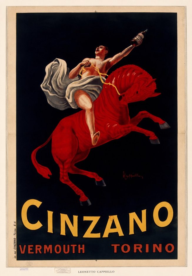 Leonetto Cappiello Cinzano Vermouth No6 - Poszter