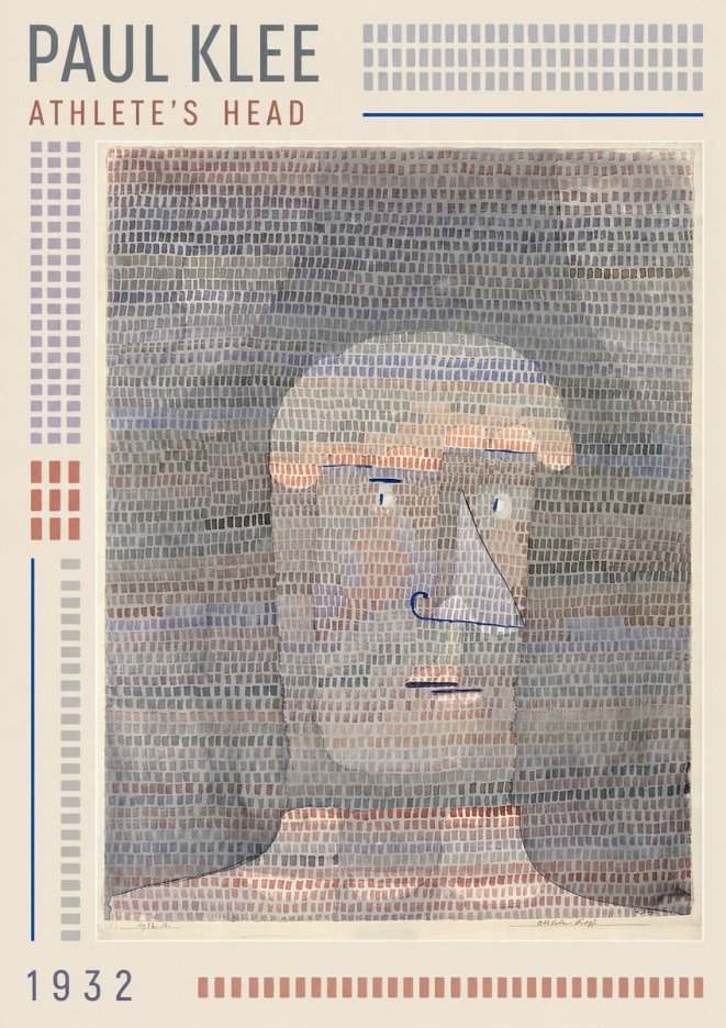 Paul Klee Athlete's Head No1 - Poszter