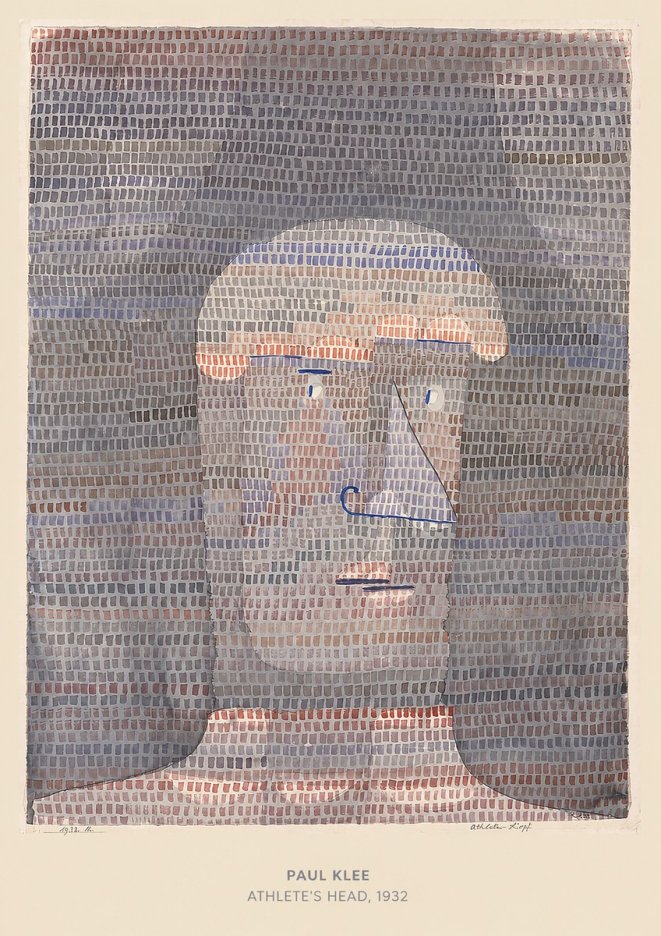 Paul Klee Athlete's Head No4 - Poszter