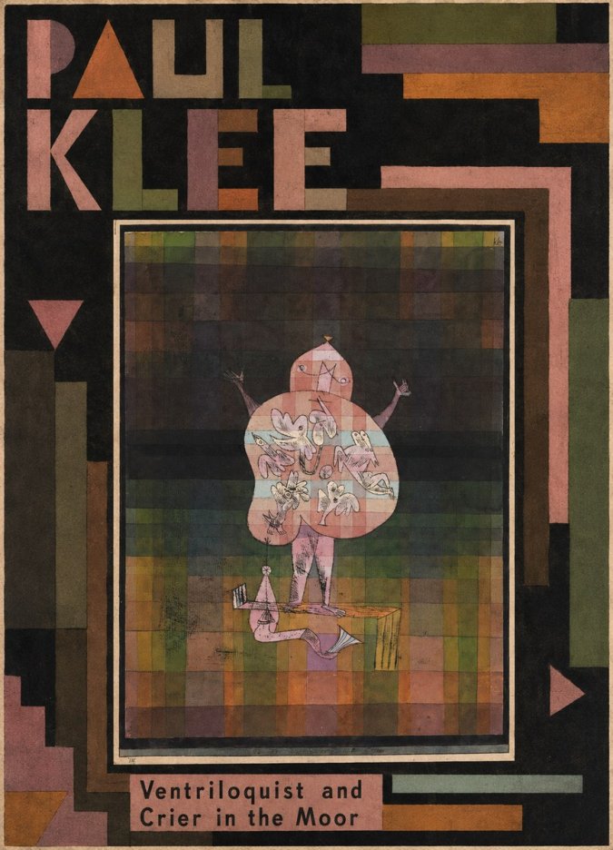Paul Klee Ventriloquist and Crier in the Moor No5 - Poszter