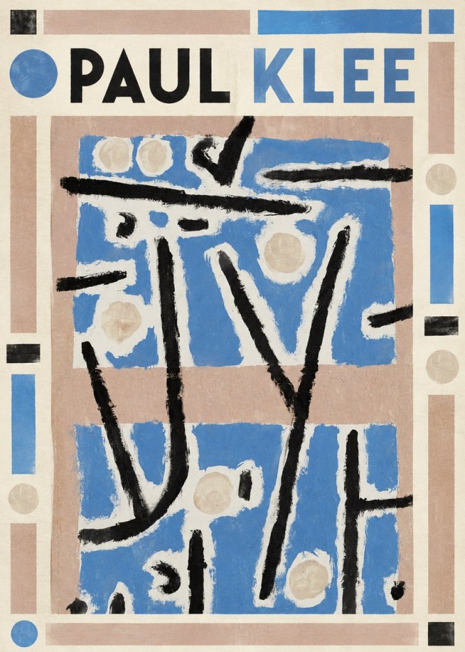 Paul Klee Abstract Geometric Composition No1 - Poszter