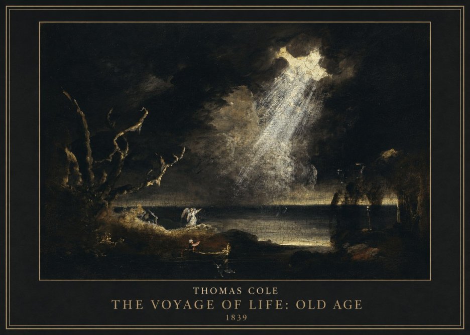 Thomas Cole The Voyage of Life: Old Age I No1 - Poszter