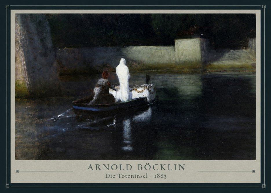 Arnold Böcklin Die Toteninsel III No3 - Poszter
