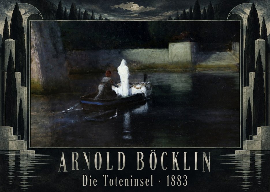 Arnold Böcklin Die Toteninsel III No5 - Poszter