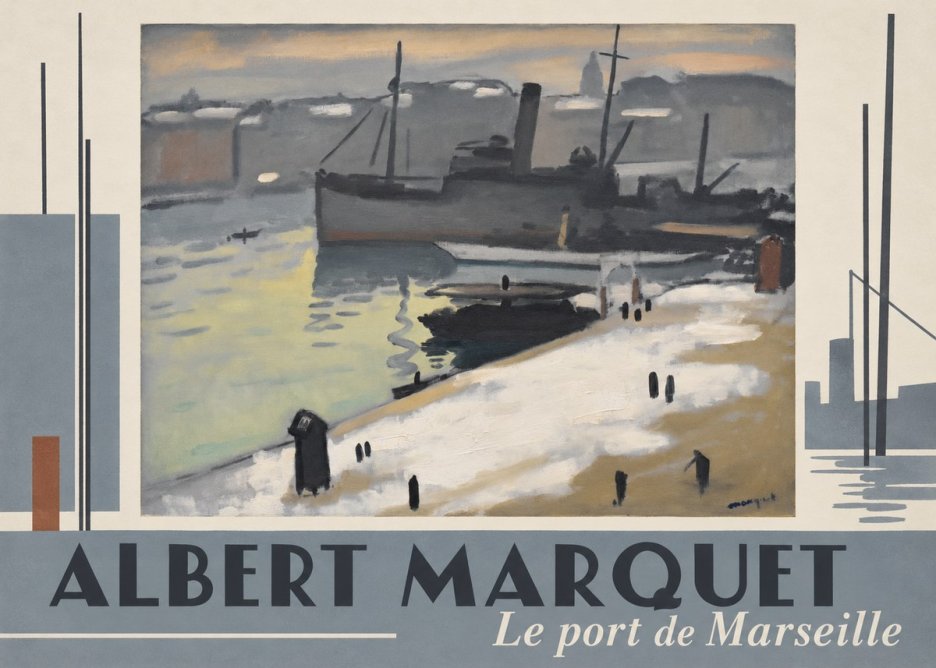 Albert Marquet Le Port De Marseille I No2 - Poszter
