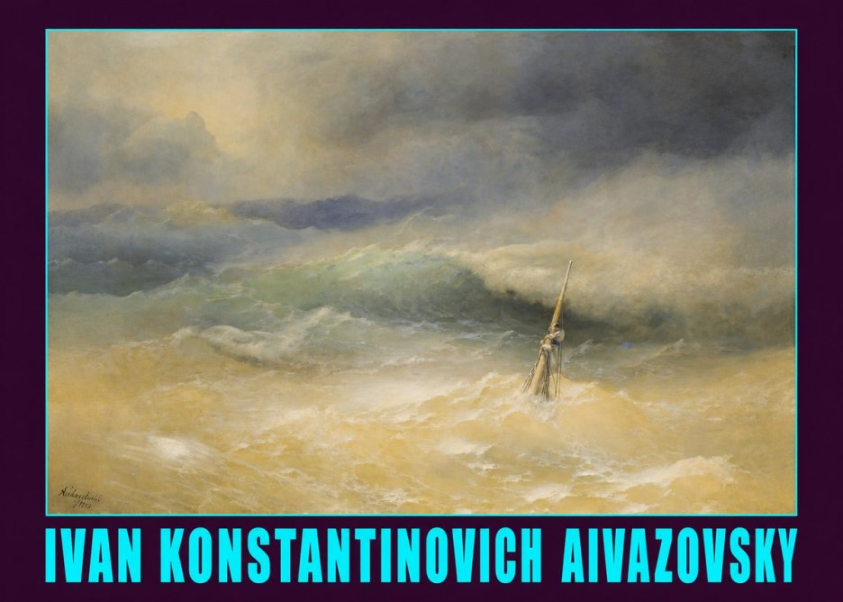 Ivan Konstantinovich Aivazovsky Shipwreck Scene No6 - Poszter