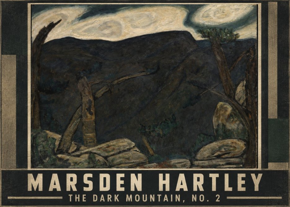 Marsden Hartley The Dark Mountain, No. 2 No1 - Poszter