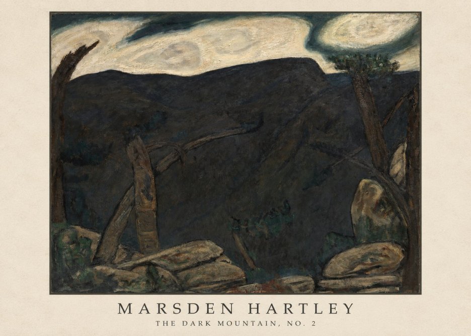 Marsden Hartley The Dark Mountain, No. 2 No4 - Poszter