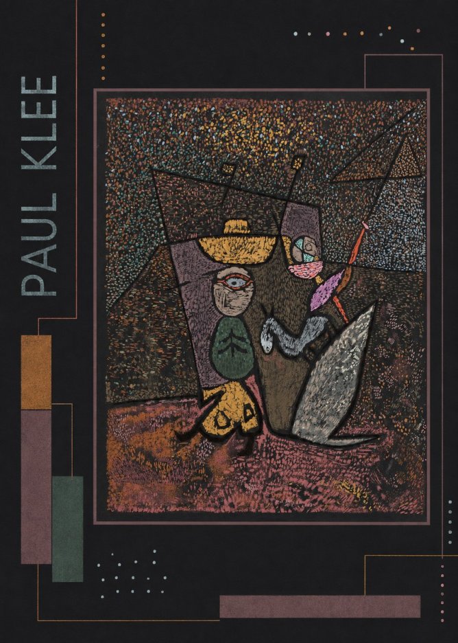 Paul Klee Man, Beast and Plant No2 - Poszter