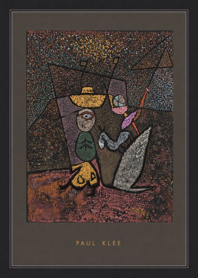 Paul Klee Man, Beast and Plant No3 - Poszter