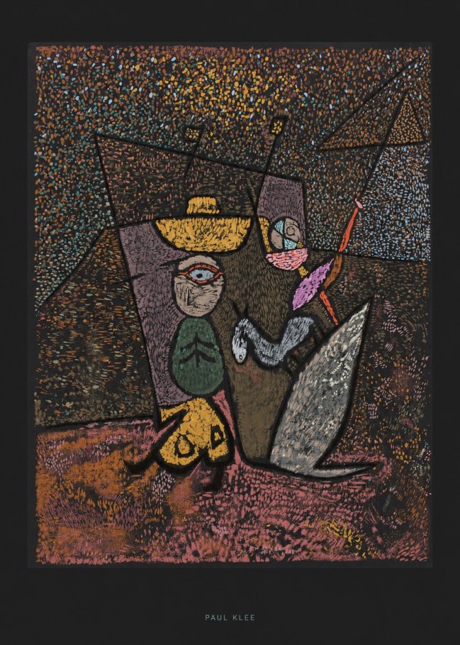 Paul Klee Man, Beast and Plant No6 - Poszter