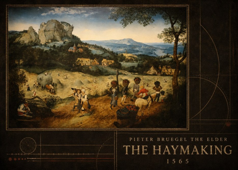 Pieter Bruegel The Haymaking No5 - Poszter