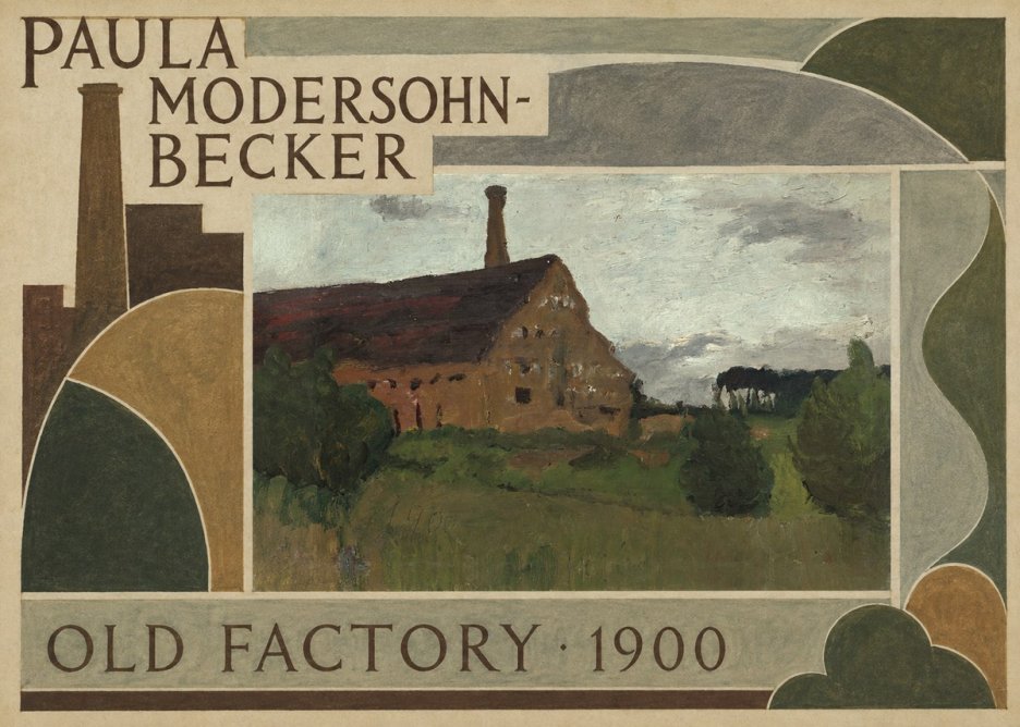 Paula Modersohn-Becker Old Factory No6 - Poszter
