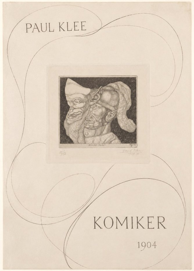 Paul Klee Komiker No3 - Poszter
