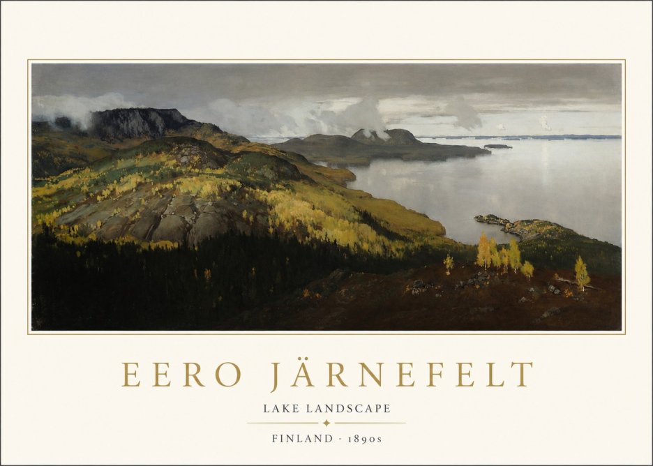 Eero Järnefelt Lake Landscape No1 - Poszter