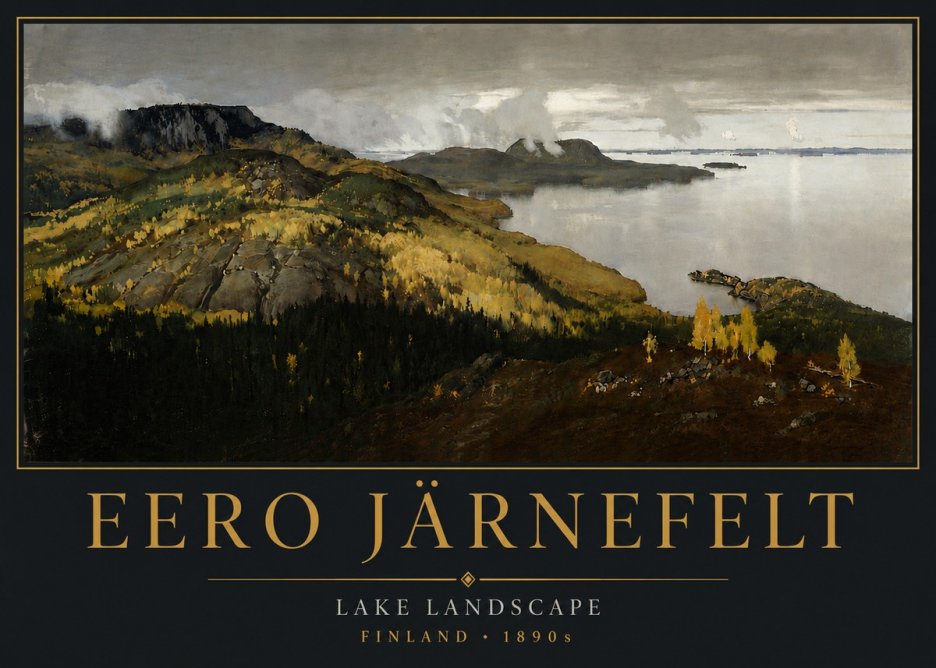 Eero Järnefelt Lake Landscape No6 - Poszter
