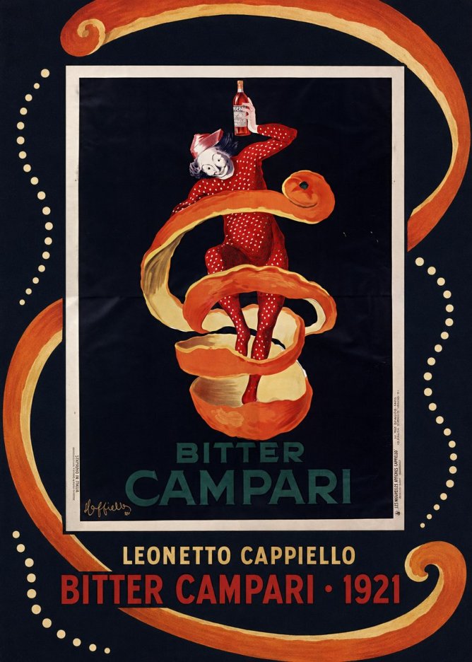 Leonetto Cappiello Bitter Campari I No6 - Poszter